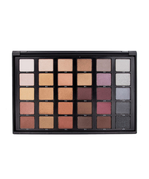 Neutral Shimmer eyeshadow palette shades  Crownbrush