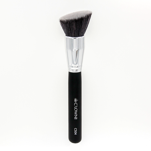 C504 Pro Angle Bronzer Brush - Crownbrush