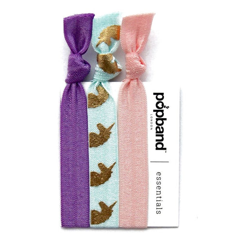 Popband Kindest Hairbands - Mauve Unicorn - 3 Pack