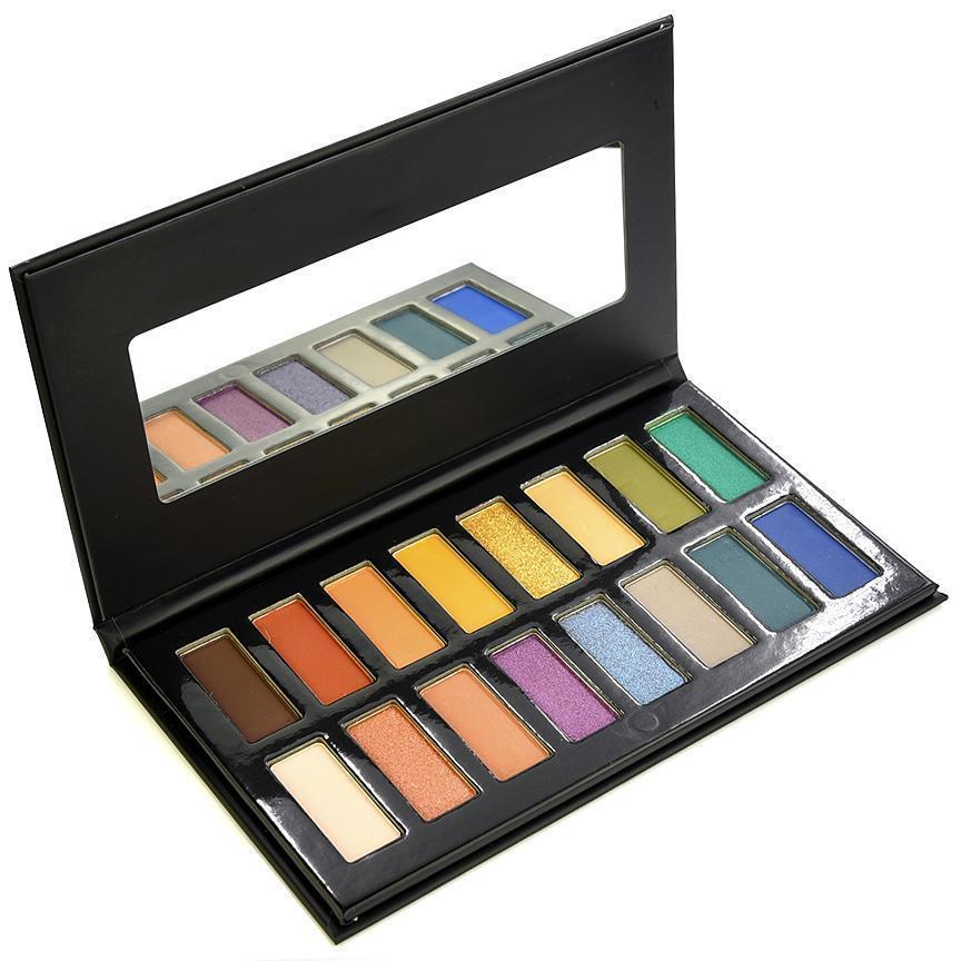 16 Colour Chroma Eyeshadow Palette - Crownbrush