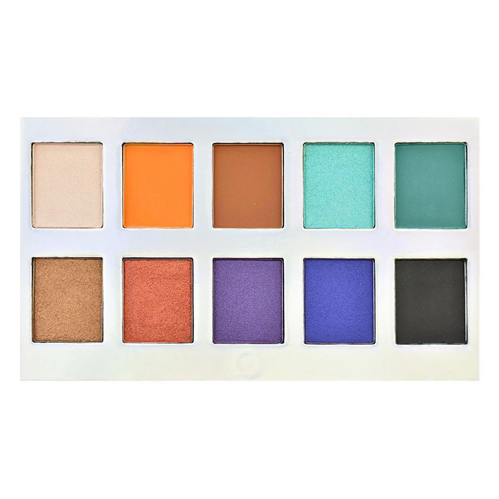 10 Colour OMG Eyeshadow Palette - Crownbrush