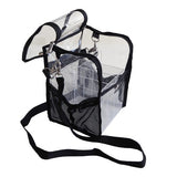 Clear Brush Organiser Bag with straps - Crownbrush